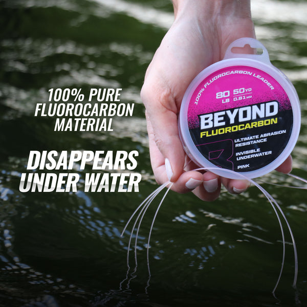 Beyond Fluorocarbon Leader Material 50YD Clear - Beyond Braid