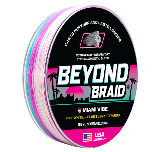 Beyond Braid Pink Camo 500 Yards 10lb