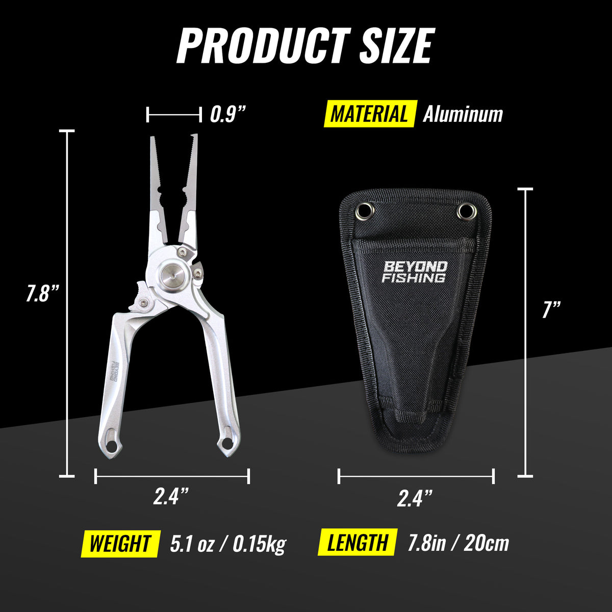 Pro Aluminum Series 8&quot; Inch Pliers